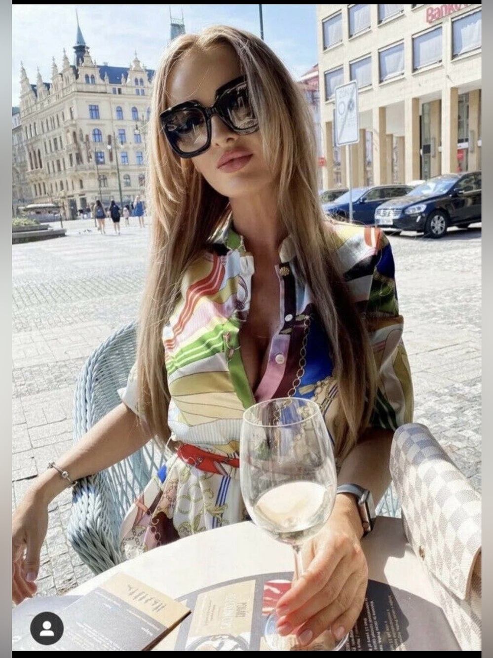 Zara Vintage Scarf Inspired European Summer Print Button Up Belted Dress. Small - Picture 6 of 16